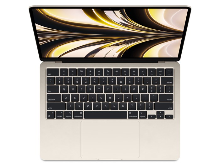 MacBook Air 13 M2 (8/8) 8GB 256GB английская клавиатура (KB-US) Starlight (Сияющая звезда) MLY13** MLY13LL - фото 12593
