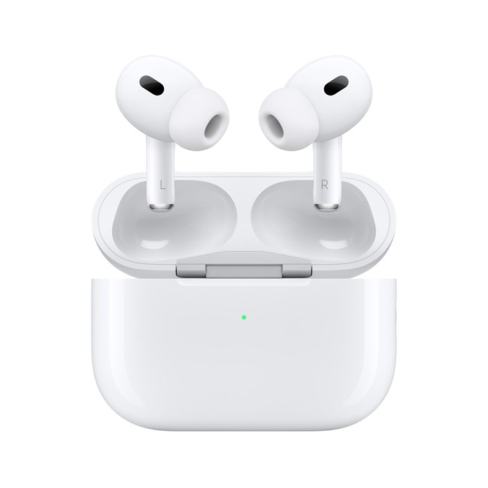 Беспроводные наушники AirPods Pro 2 с зарядным футляром MagSafe (Lightning) белого цвета MQD83AM - фото 12828