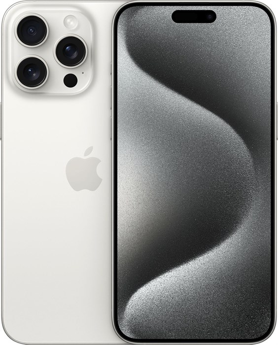 iPhone 15 Pro Max 1TB White Titanium (Белый Титан) Dual eSim MU6G3LL - фото 15602