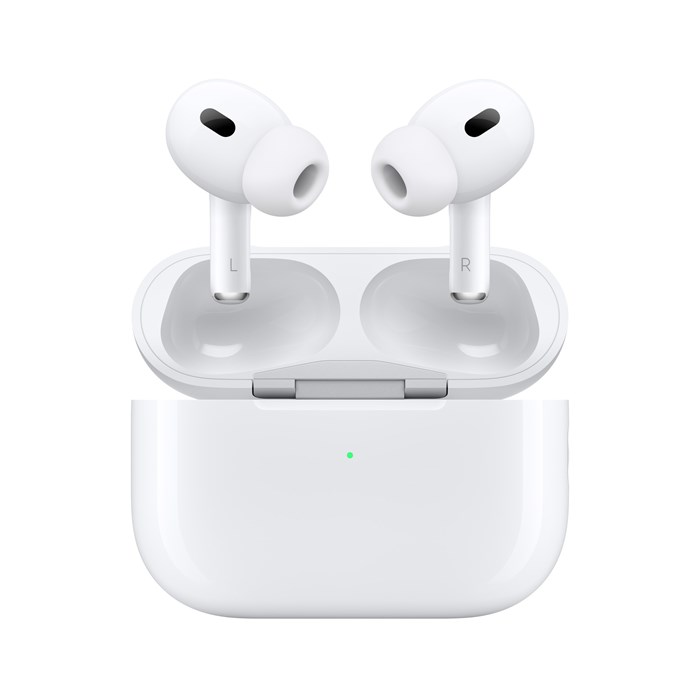Беспроводные наушники AirPods Pro 2 с зарядным футляром MagSafe (USB-C) белого цвета MTJV3 - фото 15606