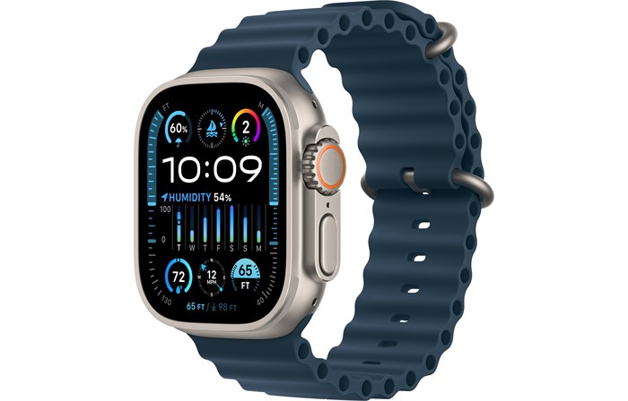 Watch Ultra 2 49 мм корпус из титана цвет ремешка Blue Ocean Band MREG3LL - фото 15656