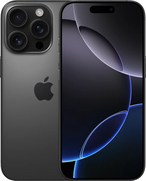 iPhone 16 Pro 512GB Black Titanium (Чёрный Титан) Dual nano Sim MYLX3CH - фото 19659