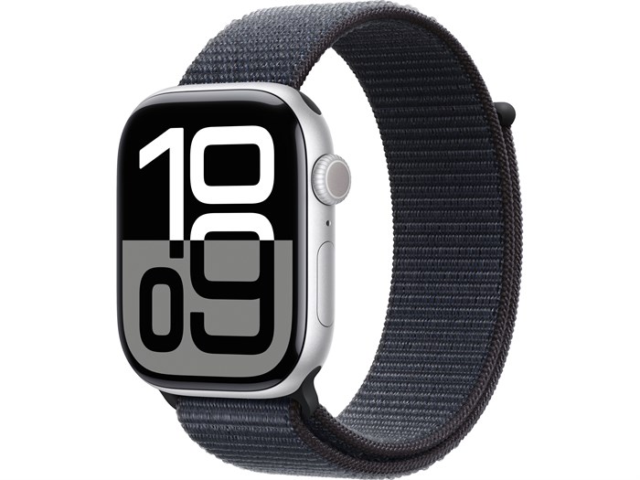 Watch Series 10 46 мм Silver (Серебристый) Алюминиевый корпус с Ink Sport Loop - X/L MWX03-MXL43 - фото 20338