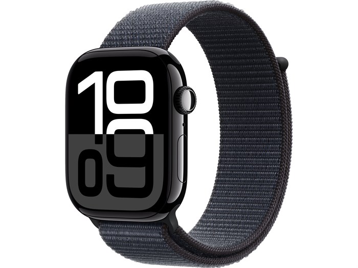 Watch Series 10 46 мм Jet Black (Глянцевый чёрный) Алюминиевый корпус с Ink Sport Loop MWX13-MXL33-MWWR3 - фото 20509