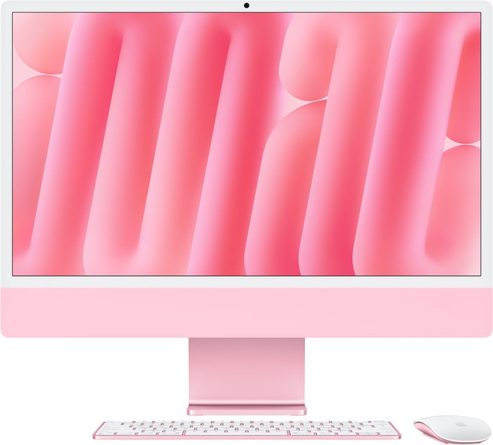 iMac 24 M4 (10/10) 16GB 2TB русская клавиатура (KB-RS) Pink (Розовый) Custom, Standard glass 1001262 - фото 21401
