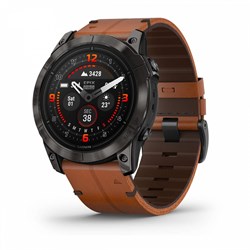 Epix Pro (Gen 2) Sapphire Edition 51 мм титановый угольно-серый DLC коричневый кожаный ремешок 010-02804-30 010-02804-30 - фото 25219