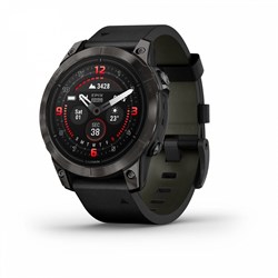 Epix Pro (Gen 2) Sapphire Edition 47 мм титановый угольно-серый DLC черный кожаный ремешок 010-02803-30 010-02803-30 - фото 25231