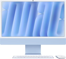 iMac 24 M4 (10/10) 16GB 256GB русская клавиатура (KB-RS) Blue (Голубой) MWV13RU, Standard glass MWV13RU - фото 25849