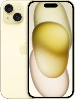 iPhone 15 256 ГБ, Yellow (Жёлтый), Dual nano Sim MTLL3ZA - фото 51601