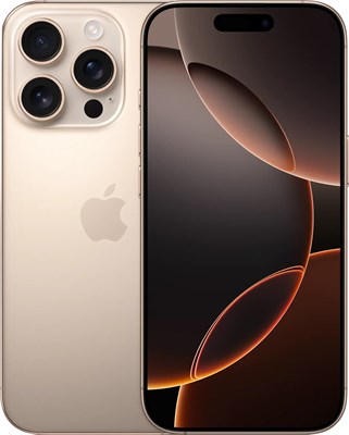 iPhone 16 Pro 256 ГБ, Пустынный Титан (Desert Titanium), Dual eSim MYMJ3LL - фото 69237