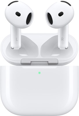 Беспроводные наушники AirPods 4, (2024), Белый, с адаптивным шумоподавлением MXP93 - фото 69913