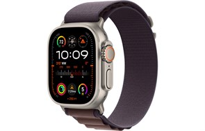 Watch Ultra 2 49 мм корпус из титана цвет ремешка Indigo Alpine Loop размер L (165-210 мм) MREW3LL