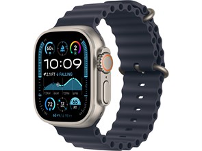 Watch Ultra 2 49 мм Натуральный Титан корпус c Navy Ocean Band MYT03-MXTH3-MX4D3