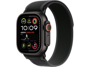 Watch Ultra 2 49 мм Чёрный Титан корпус c Black Trail Loop ремешком - M/L (145-220 мм) MYTJ3-MYQ63-MX4V3