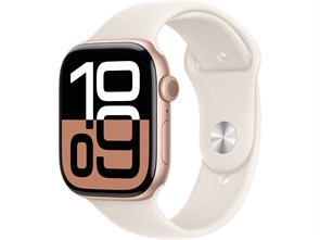Watch Series 10 42 мм Rose Gold (Розовое золото) Алюминиевый корпус с Starlight Sport Band - S/M (130-180 мм) MWWY3-MXLL3