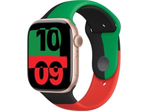 Watch Series 10 42 мм Rose Gold (Розовое золото) Алюминиевый корпус с Black Unity Sport Band - S/M (130-180 мм) MWWY3-MUQ53