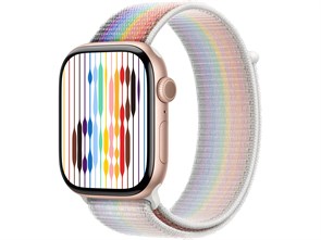Watch Series 10 42 мм Rose Gold (Розовое золото) Алюминиевый корпус с Pride Edition Sport Loop MWWY3-MU9P3