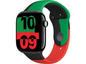 Watch Series 10 42 мм Jet Black (Глянцевый чёрный) Алюминиевый корпус с Black Unity Sport Band - S/M (130-180 мм) MWWX3-MUQ53