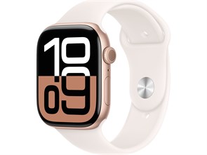 Watch Series 10 46 мм Rose Gold (Розовое золото) Алюминиевый корпус с Light Blush Sport Band - M/L (160-210 мм) MWX23-MXM93-MWWU3