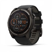 Fenix 8 - 51 мм Solar Sapphire титановый угольно-серый с DLC-покрытием и черным ремешком 010-02907-11 010-02907-11