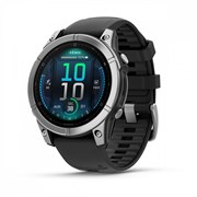 Fenix E - 47 мм Amoled серебристый стальной безель черный силиконовый ремешок 010-03025-00 010-03025-00