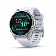 Fenix 8 - 43 мм Amoled серебристый корпус белый ремешок 010-02903-00 010-02903-00