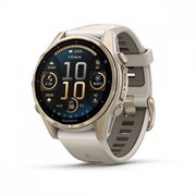 Fenix 8 - 43 мм Amoled Sapphire золотистый корпус дымчато-серый ремешок 010-02903-11 010-02903-11