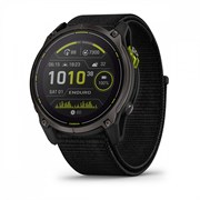 Enduro 3 с черным титановым безелем DLC черным нейлоновым ремешком UltraFit 010-02751-01 010-02751-01