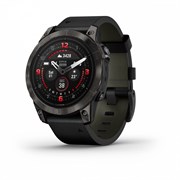Epix Pro (Gen 2) Sapphire Edition 47 мм титановый угольно-серый DLC черный кожаный ремешок 010-02803-30 010-02803-30