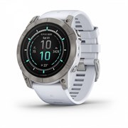 Epix Pro (Gen 2) Sapphire Edition 51 мм титановый белый DLC белый силиконовый ремешок 010-02804-11 010-02804-11