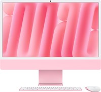 iMac 24 M4 (10/10) 16GB 512GB русская клавиатура (KB-RS) Pink (Розовый) Custom, Nano-texture glass 1001405