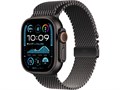Watch Ultra 2 49 мм Чёрный Титан корпус c Чёрный Титан с Titanium Milanese Loop ремешком - L (180-210 мм) MYTC3-MXKH3-MX5V3 - фото 20017