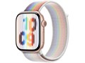 Watch Series 10 42 мм Rose Gold (Розовое золото) Алюминиевый корпус с Pride Edition Sport Loop MWWY3-MU9P3 - фото 20176