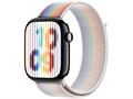 Watch Series 10 42 мм Jet Black (Глянцевый чёрный) Алюминиевый корпус с Pride Edition Sport Loop MWWX3-MU9P3 - фото 20257