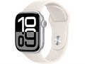 Watch Series 10 46 мм Silver (Серебристый) Алюминиевый корпус с Starlight Sport Band - S/M (140-190 мм) MWX03-MXM63 - фото 20275