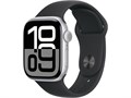 Watch Series 10 46 мм Silver (Серебристый) Алюминиевый корпус с Black Sport Band - X/L MWX03-MXM53 - фото 20293