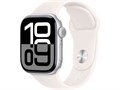 Watch Series 10 46 мм Silver (Серебристый) Алюминиевый корпус с Light Blush Sport Band - S/M (140-190 мм) MWX03-MXM83 - фото 20302