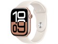 Watch Series 10 46 мм Rose Gold (Розовое золото) Алюминиевый корпус с Starlight Sport Band - M/L (160-210 мм) MWX23-MXM73 - фото 20365