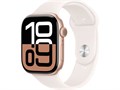 Watch Series 10 46 мм Rose Gold (Розовое золото) Алюминиевый корпус с Light Blush Sport Band - M/L (160-210 мм) MWX23-MXM93-MWWU3 - фото 20392