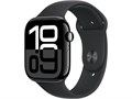 Watch Series 10 46 мм Jet Black (Глянцевый чёрный) Алюминиевый корпус с Black Sport Band - S/M (140-190 мм) MWX13-MXM23-MWWP3 - фото 20461