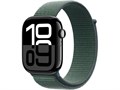Watch Series 10 46 мм Jet Black (Глянцевый чёрный) Алюминиевый корпус с Lake Green Sport Loop MWX13-MXL83 - фото 20503